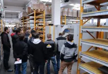 Maschinen werden hergezeigt