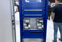 ERA blauer Schaltschrank